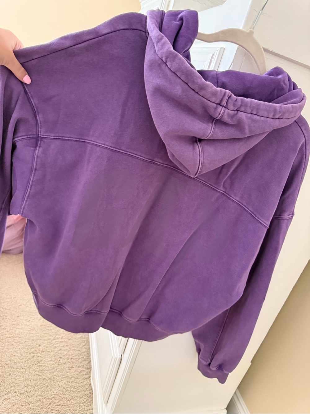 GAP Purple Logo Hoodie